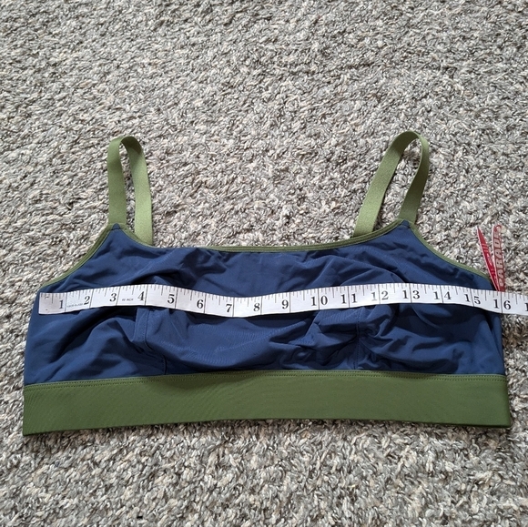 ✨3/$15 NWT Parade blue green unpadded bralette S2 - Picture 7 of 7